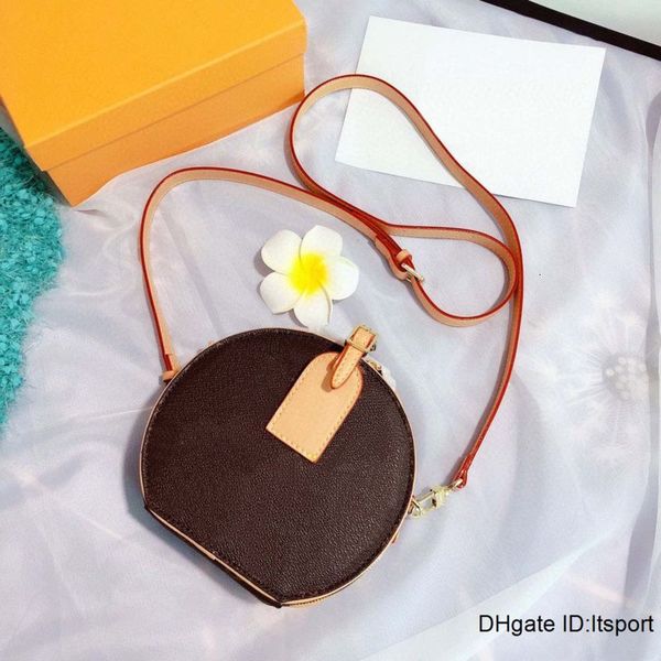 

2020 fashion brand luxury shoulder bag designer handbags vintage monogram canvas mini circular cross-body bag ing