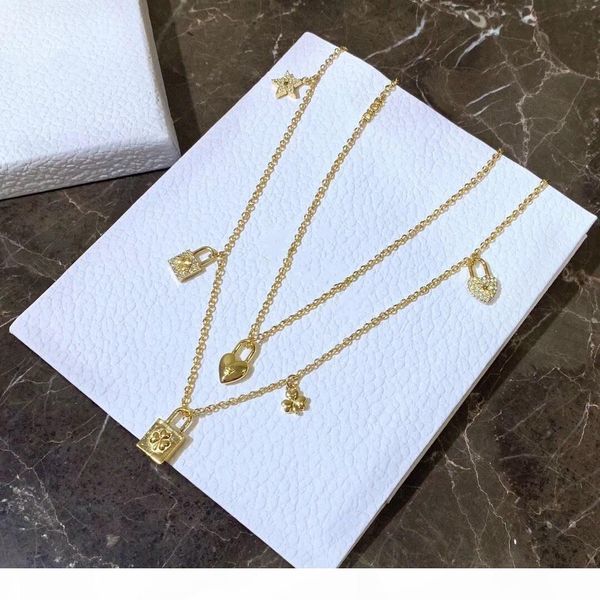 

u popular single item and multi -accessories ,fashion designer jewelry ,luxury womens micro -set designer wild necklace, Silver