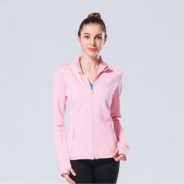 

running jackets 2021 women hooded jacket long sleeve sweatshirt ladies yoga sports zipper fitness gym shirts women's dropship, Black;red