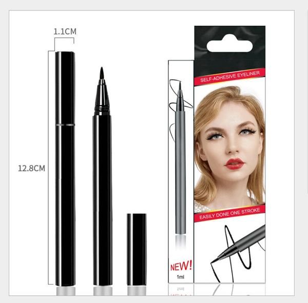 

in stockspot three line self adhesive eyeliner pen waterproof, anti halo, self adhesive false eyelash sticky magic eyeliner