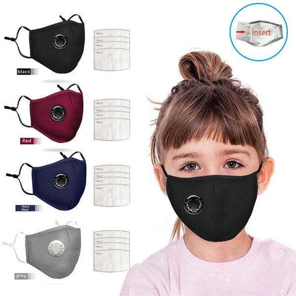 

reusable dustproof kids dustproof face pm2.5 windproof foggy haze pollution breathable respirator sports washable hiking scarves, Black