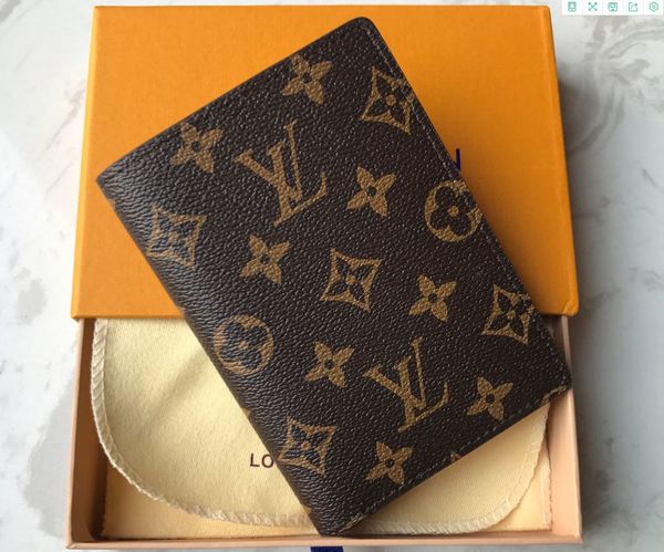 

passport holder designer fashion passport case pu card holders 5 colours with box gifts, Brown;gray