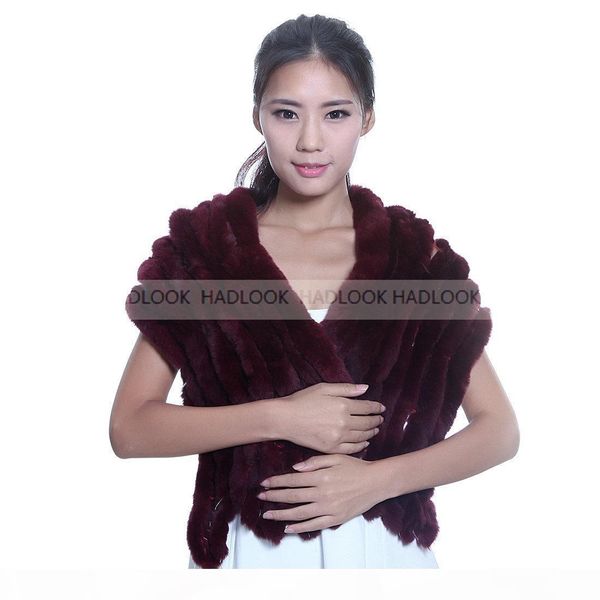 

женщины real knit шерсть кролик rex шаль шарф шерсть оптом кисточки прекрасного шарфа весна winterwarm натуральная чистый мех шаль colorfufr, Blue;gray
