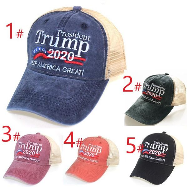 

trump бейсболка лоскутная омывается открытый make america great снова hat республиканский президент mesh спорта cap 2020 новая мода, Blue;gray