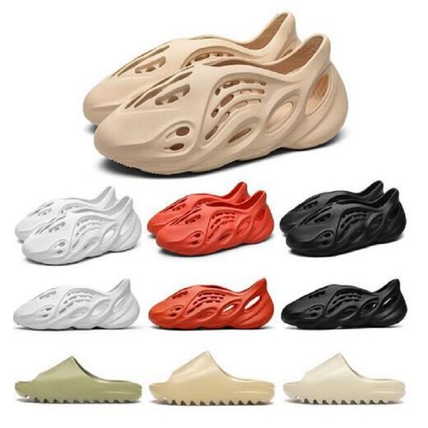 

kanye west men slipper 2020 fashion women foam runner summer resin mens slide casual slippers beach shoes eva injection shoes
