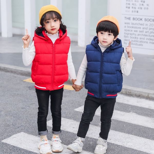 

2019 детских осенние и зимние теплый теплые мальчики и девочки одежды бархат жилет жилет детского сада, Camo