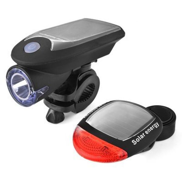 

night riding bicycle light headlight solar charging mountain bike lights riding power torch usb charging accessories