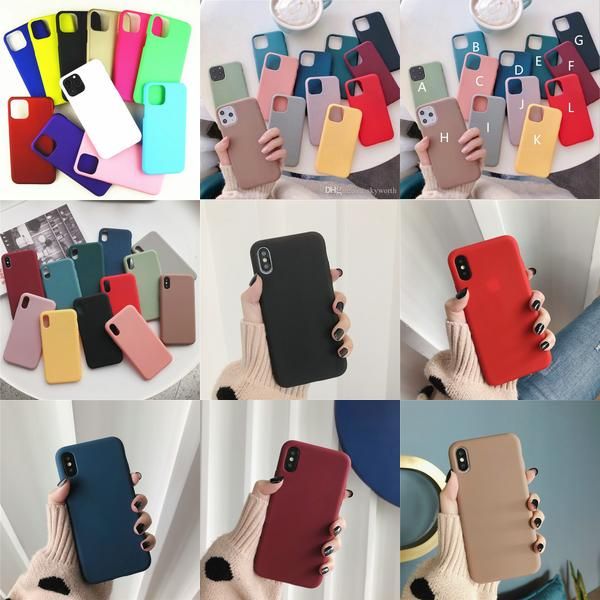 

candy color tpu for iphone x xr xs max 8 7 6s plus apple 10 slim silicone matte case imzyp casecustom
