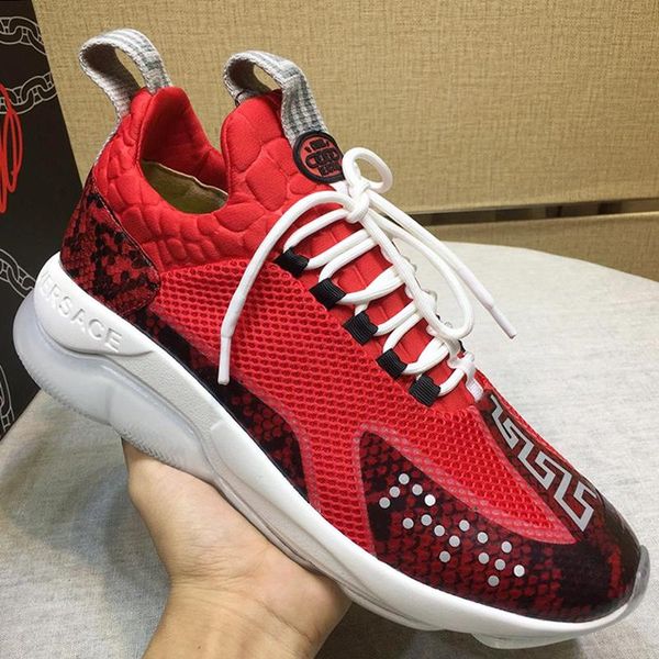 

new mens shoes luxury cross chainer sneakers vers @c sports shoes for men with origin box chaussures pour homme casual shoes mens v22