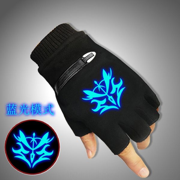 

fate warm and fate warm gloves and gloves, Blue;gray