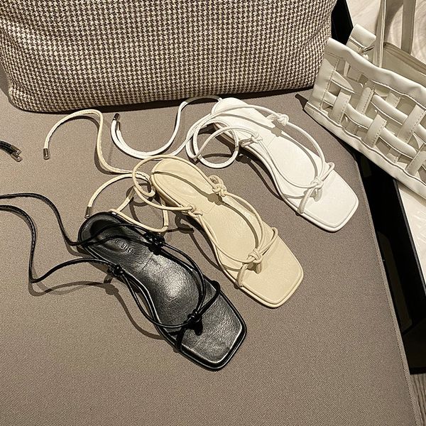 

summer women slipper low heel slides female peep toe square heel sandal vacation flip flops mujer shoes, Black