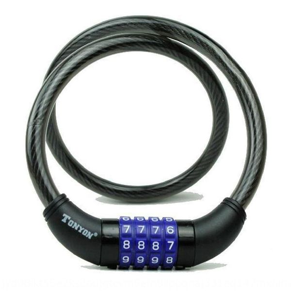 

universal ty4271 four-digit password bicycle lock mountain bike wire lock four-digit password bicycle riding equipment