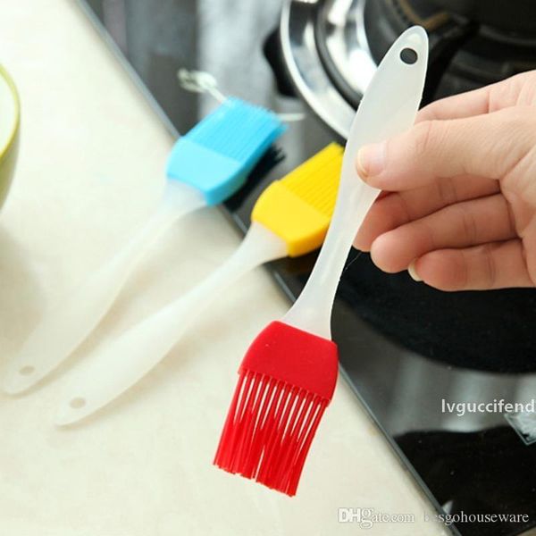 

bbq silicone hair brush kitchen baking tools silicone bbq oil brush cook pastry grill food bread bakeware cake cream butter brush bh0466 tqq