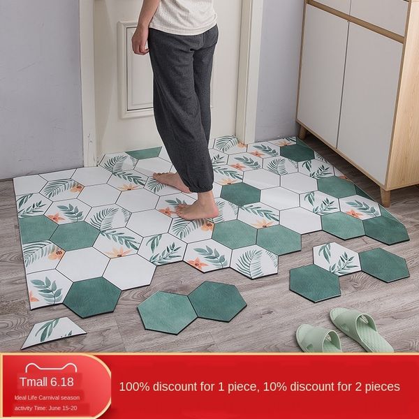 

leather floor household waterproof washable pvc door subnet red floor mat mat matcarpet door