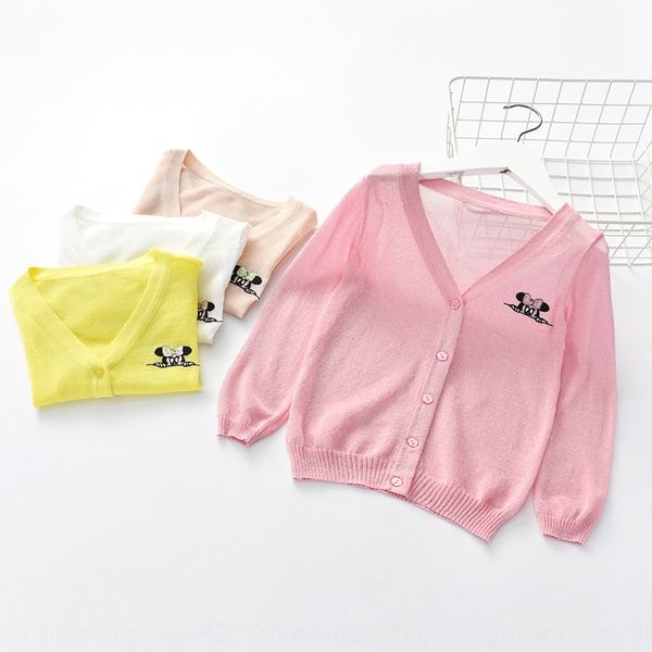 

children airable 2020 summer new fashion girls airable sun-protective clothing zhong xiao sunscreen shirt coat shirt tong coat light, Blue