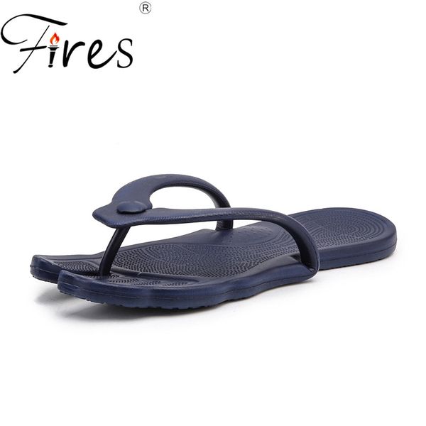 

fires man flip flops soft comfortable beach shoes couple lightweight slippers foldable convenience water shoes men casual, Black
