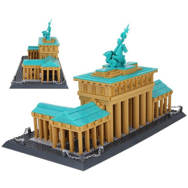 

1552pcs brandenburg gate berlin germany building blocks model bricks toys gift city street view famous architecture education gift 03