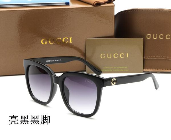 

2020 luxury desinger square sunglasses with stamp uv400 full frame sunglasses for women men fashion accessories 2329, Silver