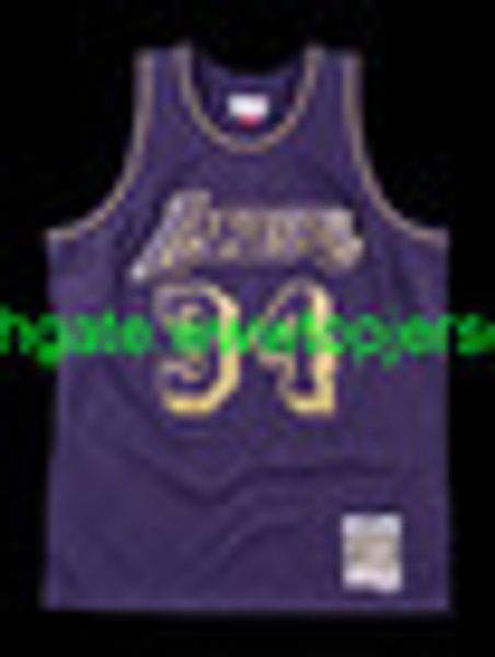 

дешевый шакил о'нил mitchell ness фиолетового китайский новый год джерси отсылки вест прошитая майка для баскетбола, Gray