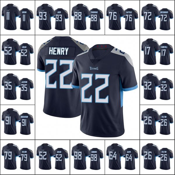 

tennessee titans men #8 marcus mariota 22 derrick henry 17 ryan tannehill women youth nfl navy vapor untouchable limited jersey