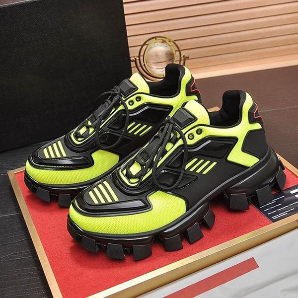 

new arrival cloudbust thunder knit sneakers men 's shoes breathable autumn and winter shoes luxury men shoes zapatos de moda para homb, Black