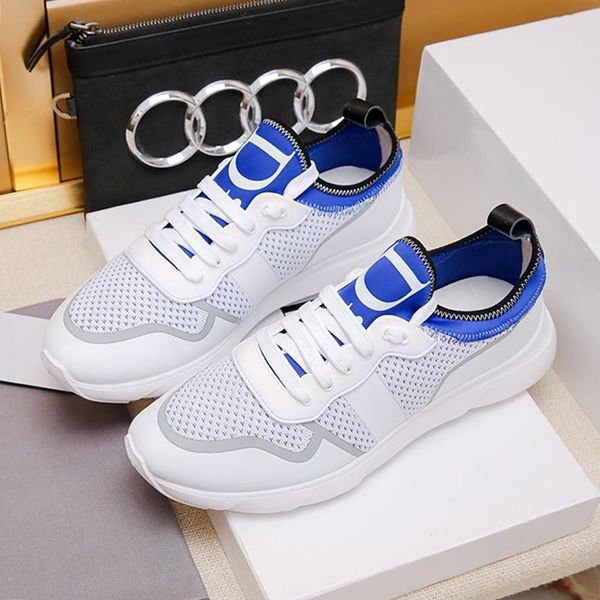 

mens shoes lace -up low breathable luxury casual comfortable outdoor walking fashion men shoes b21 neo sneaker technical knit drop ship, Black