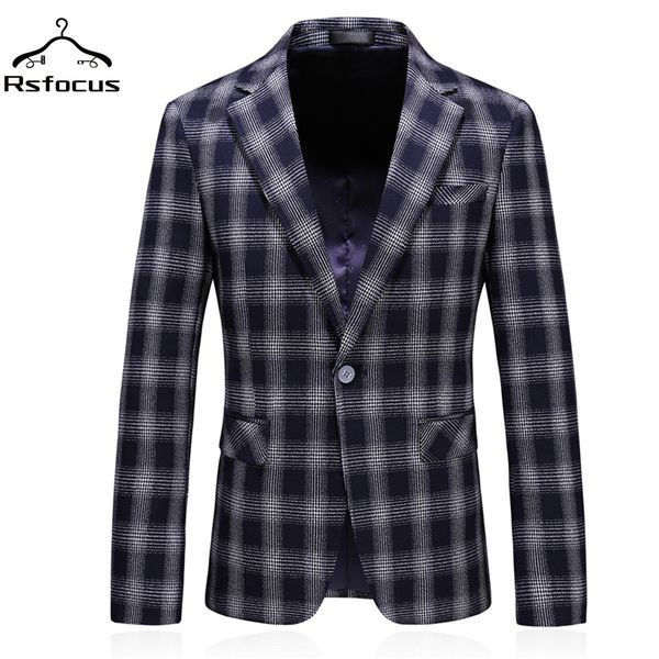 

brand 5xl mens fashion plaid groomsmen wedding blazer autumn business casual blazers hombre slim fit formal blazer male xz030, White;black