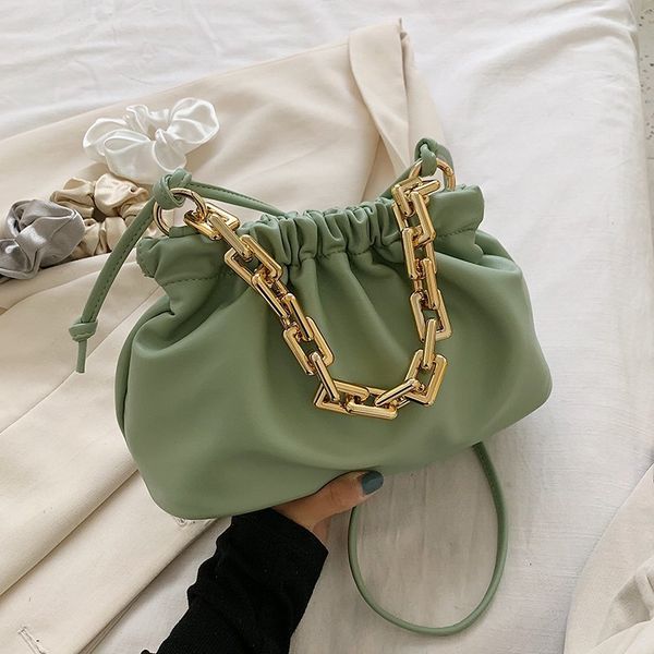 

clutch bags for women 2020 vintage handbags solid color crossbody shoulder bag lady cloud pouch female hand purse retro bolsos