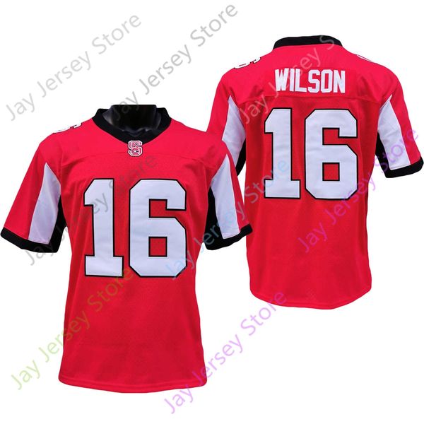 

2020 new ncaa nc state north carolina wolfpack jerseys 16 russel wilson college football jersey red size youth adult, Black