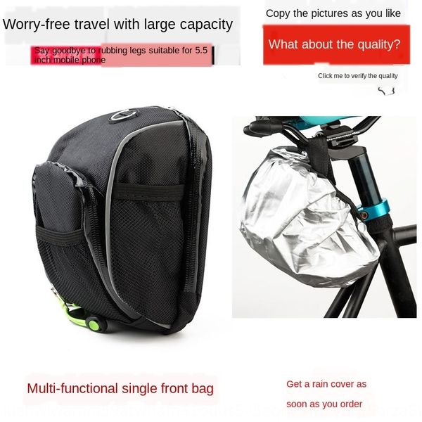 

new skateboard head folding handlebar balance bicycle bicycle car dragon head bag cycling bag
