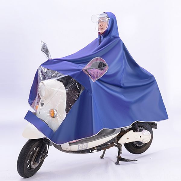 

oxford cloth 5x single double motorcycle brim motorcycle electric vehicle raincoat poncho electric vehicle raincoat poncho, Black