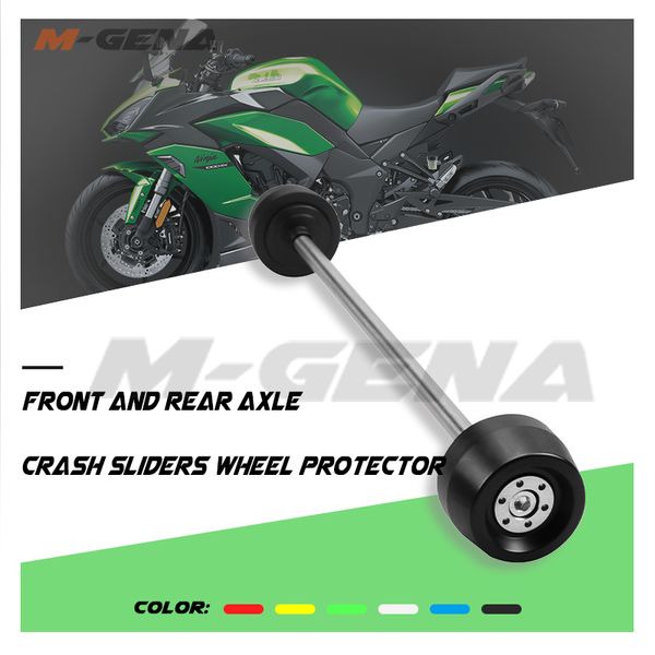 

front wheel fork slider protector for z1000 z 1000 sx z1000sx 2009-2020 motorcycle accessories axle crash cap motos