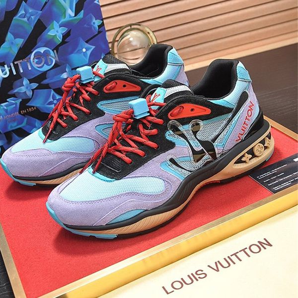 

53 men's designer casual sports shoes, fashionable outdoor travel casual shoes, sports shoes. fast delivery in original box packaging, Black