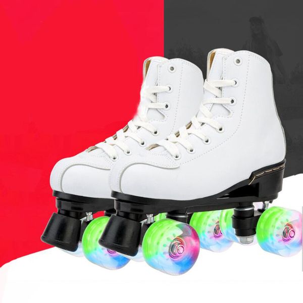 

inline & roller skates double row 4-wheel men and children skating rink special patines rollers