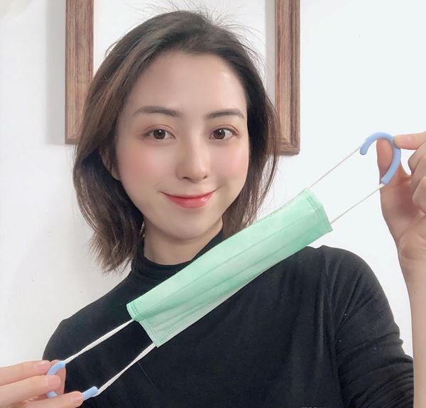 

mask soft silicone ear hook pain invisible earmuffs ear protection ear artifact epidemic prevention supplies olgfx bde2010