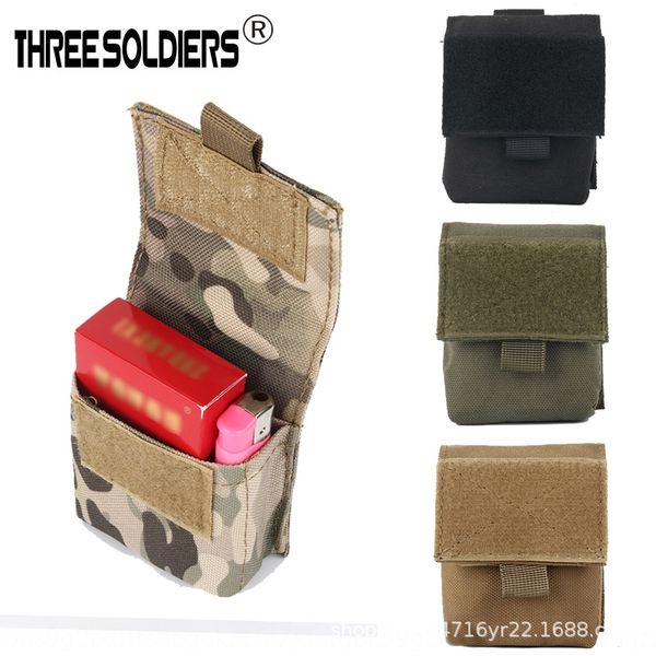 

jtrah fans tactics molle multifunctional sundries storage cigarette case accessories small small waist cigarette box storage bag accessories