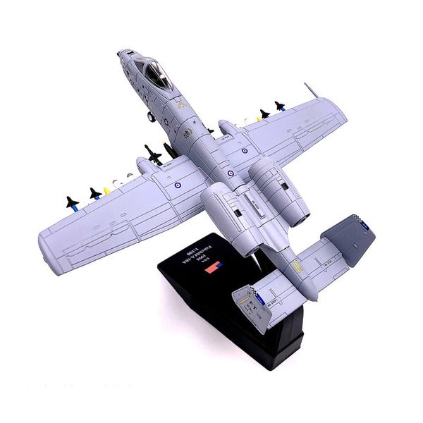 

1: 100 1/100 scale us attack a-10 thunderbolt ii warthog hog самолет истребитель diecast металла самолет самолет модель дети мальчик игрушки