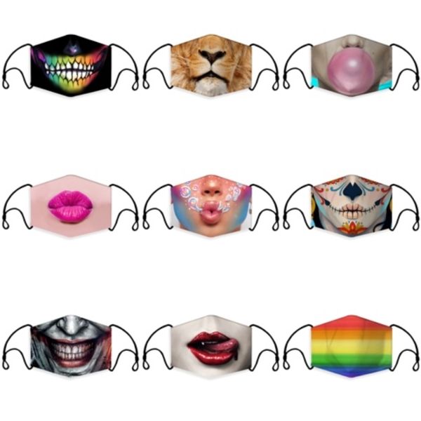 

anti dust face mouth er pm2.5 mask dustproof anti-l washable reusable ice silk cotton masks tools#672