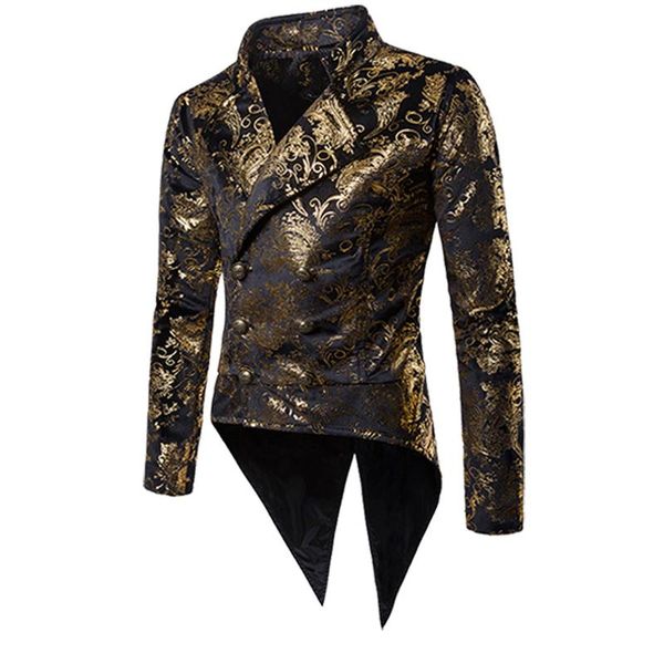 

men's sequins bling slim swallowtail suit blazer bar nightclub luxury formal costumes singer performance costume glisten coat, White;black