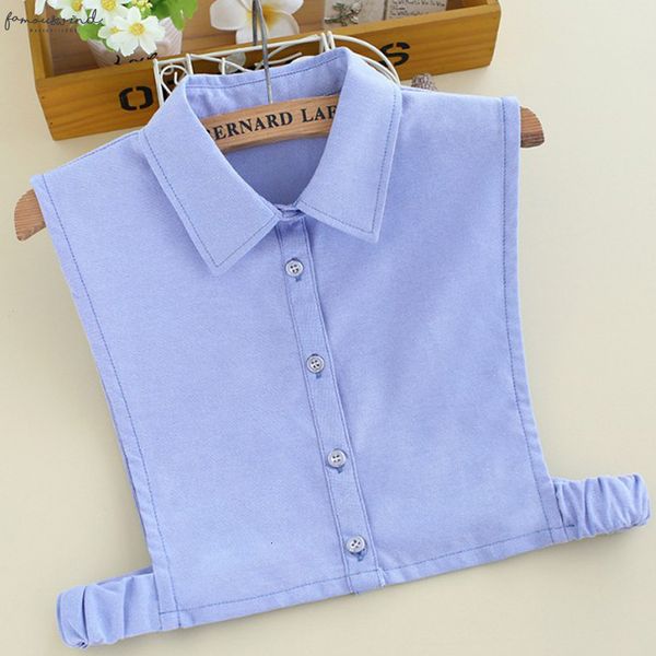 

cotton oxford spinner neck collar dickey shirt cotton fake false shirt office lady sweater collier femme fake collar white