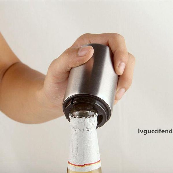 

bottle openers stainless steel magnet-automatic bottle opener automatic beer opener metal cylinder bottle opener night club supplies yw115