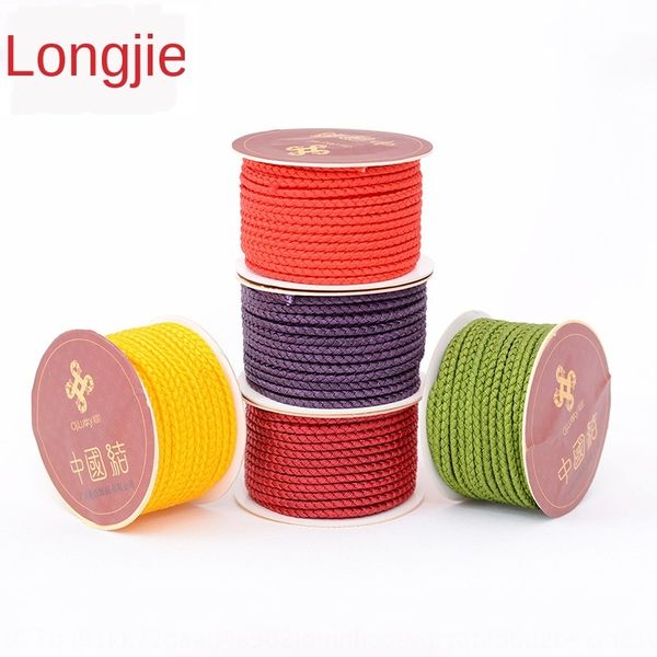 

dragon diy chinese knot dragon scale line necklace rope diy hand woven chinese knot wire 4mm thick rope multicolor, Silver