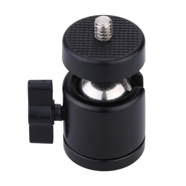 

360Â° swivel mini ball head 1/4\" mount bracket holder for dslr camera tripod