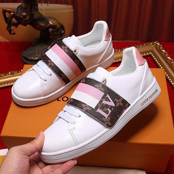 

new women sneakers shoes casual luxury frontrow sneaker fashion shoes chaussures de femme sports footwears luxury casual shoes zapatos de mu, Black