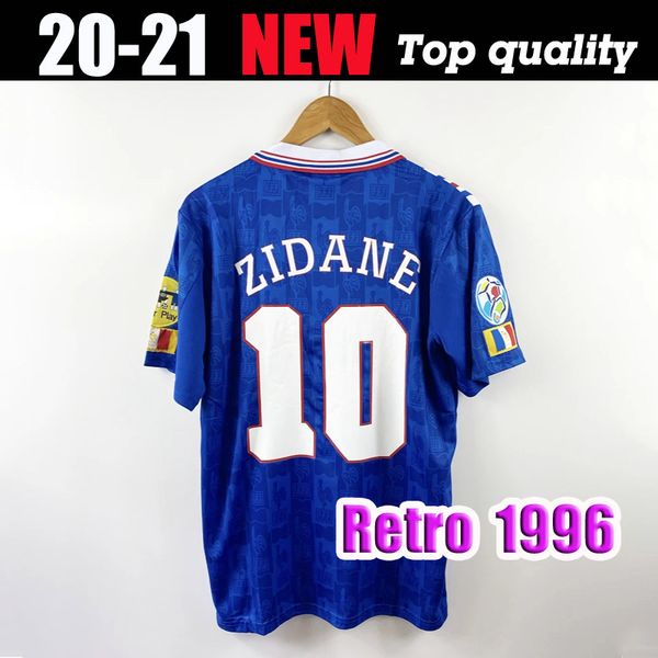

1996 france retro zidane henry maillot de foot soccer jerseys 1998 football jerseys shirt trezeguet retro jersey, Black;yellow