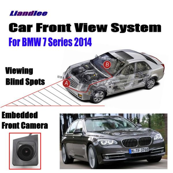 

автомобиль вид спереди камеры для 7-й серии 2014 не заднего вида парковочная камера hd ccd ночного видения