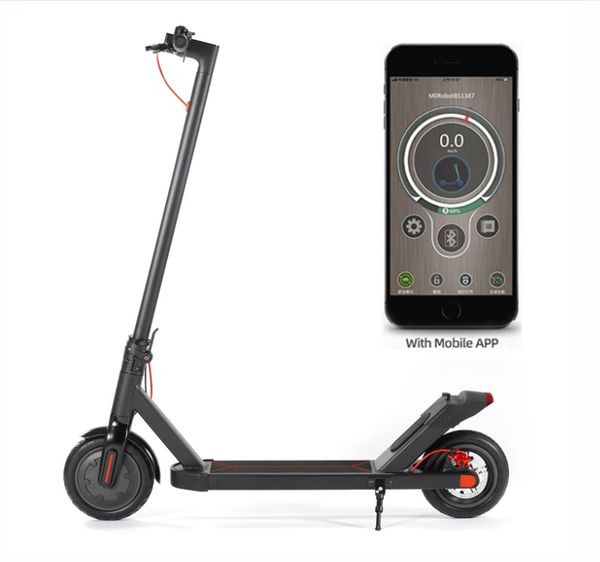 

new model 8.5 inch foldable electric scooter pneumatic tires with intelligent app control customized logo