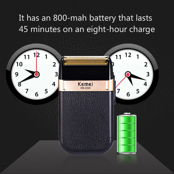 

kemei electric shaver for men twin blade waterproof usb reciprocating rechargeable cordless razor shaving machine barber trimmer gtqzd