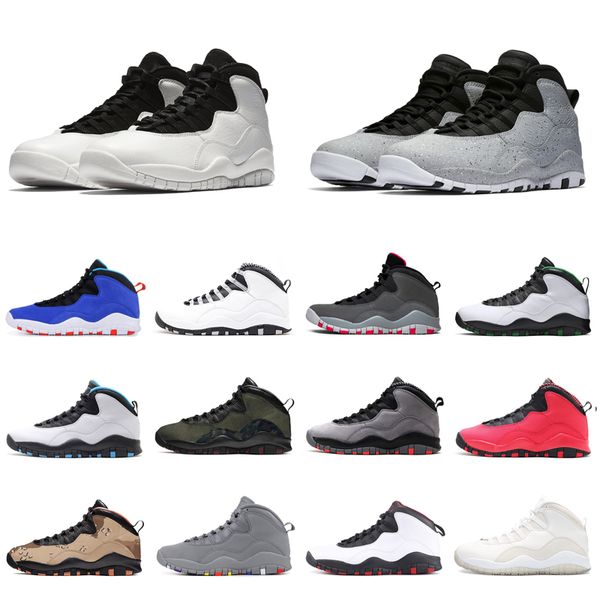 

nike air jordan retro 10 10s обувь мужчины баскетбол jumpman уэстбрук класс 2006 прохладный серый инфракрасный im назад белый цементные чика