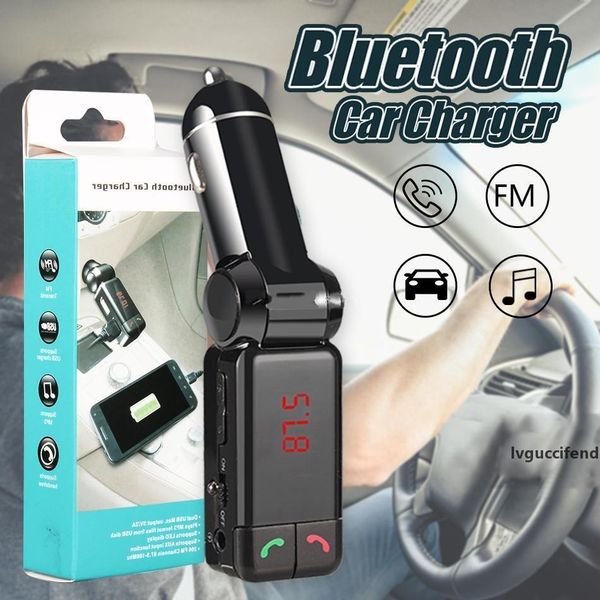 

bc06 car charger bluetooth fm transmitter dual usb port in car bluetooth receiver mp3 player with bluetooth car kit hands calling